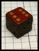 Dice : Dice - 6D Pipped - Wood - eBay Aug 2015